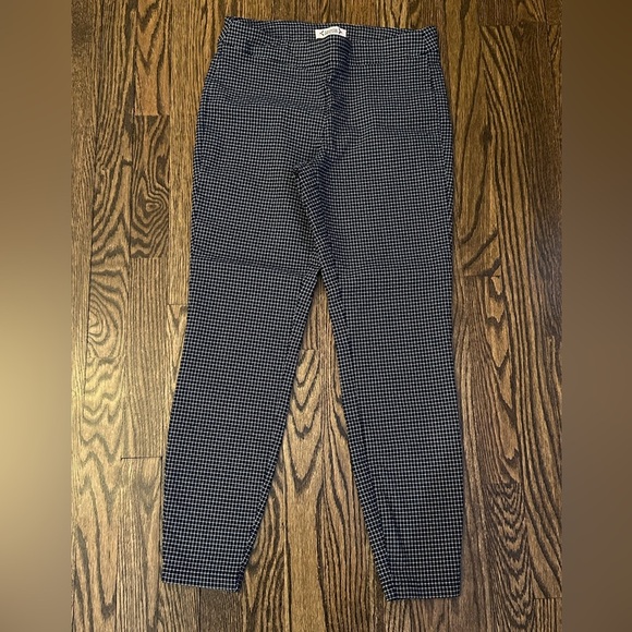 Nanette Lepore Black White Grid Slim Ankle Pants Women’s Size Small - Picture 2 of 6